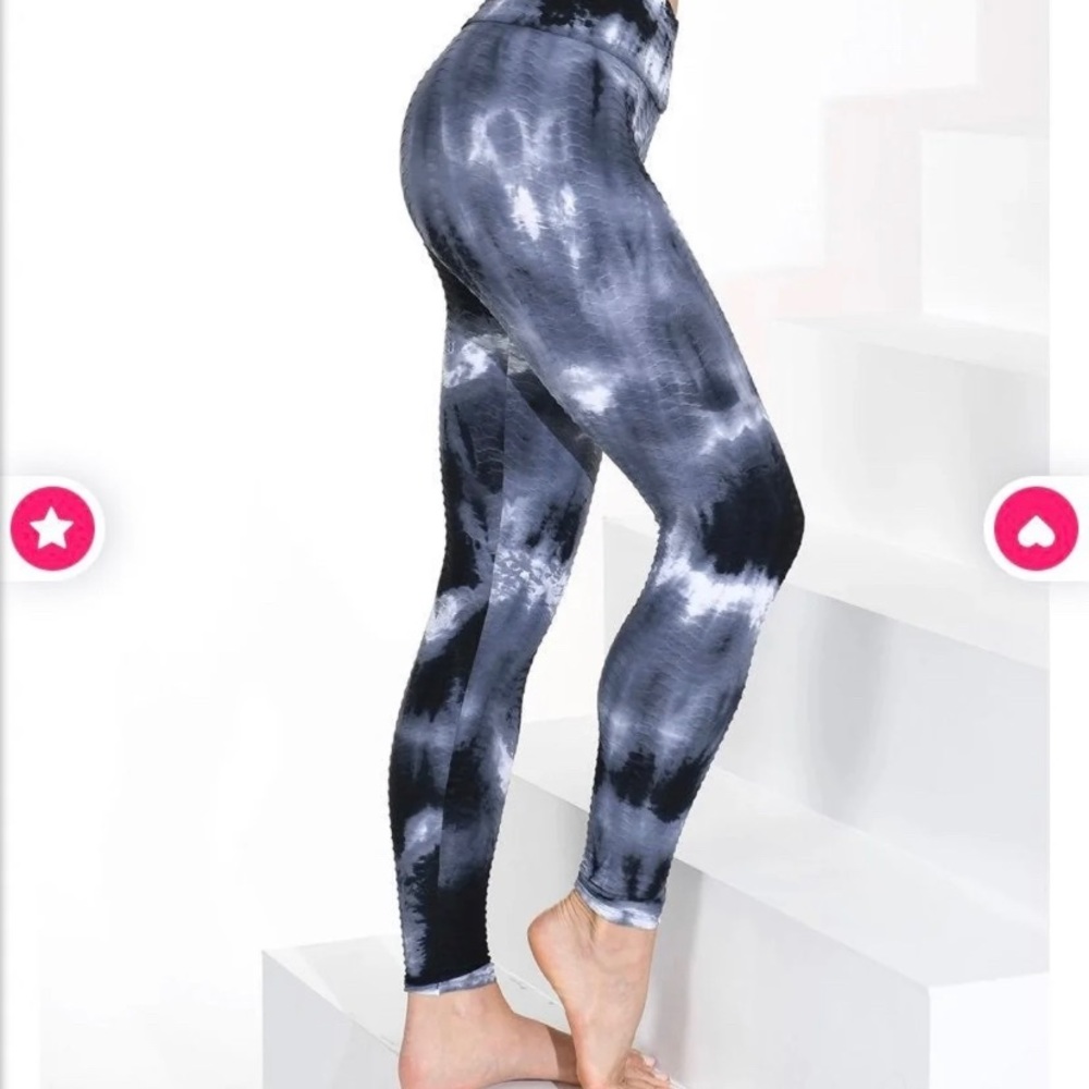 Bootbybrabants tie dyed mermaid leggings
